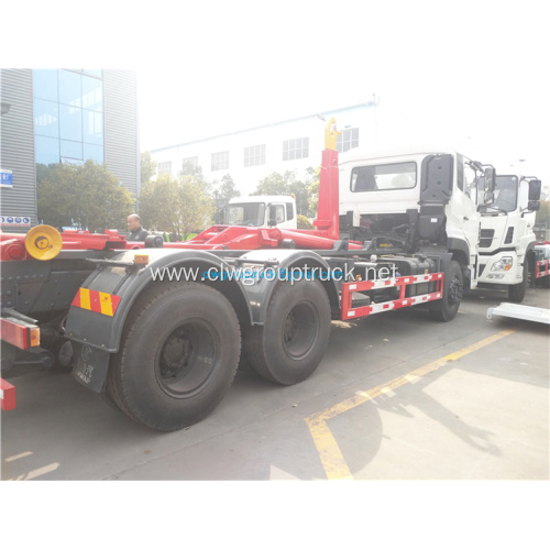 6x4 Load Hook Lift Removable Garbage Truck